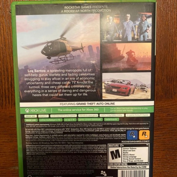 Grand Theft Auto V Xbox 360 - Picture 2 of 4